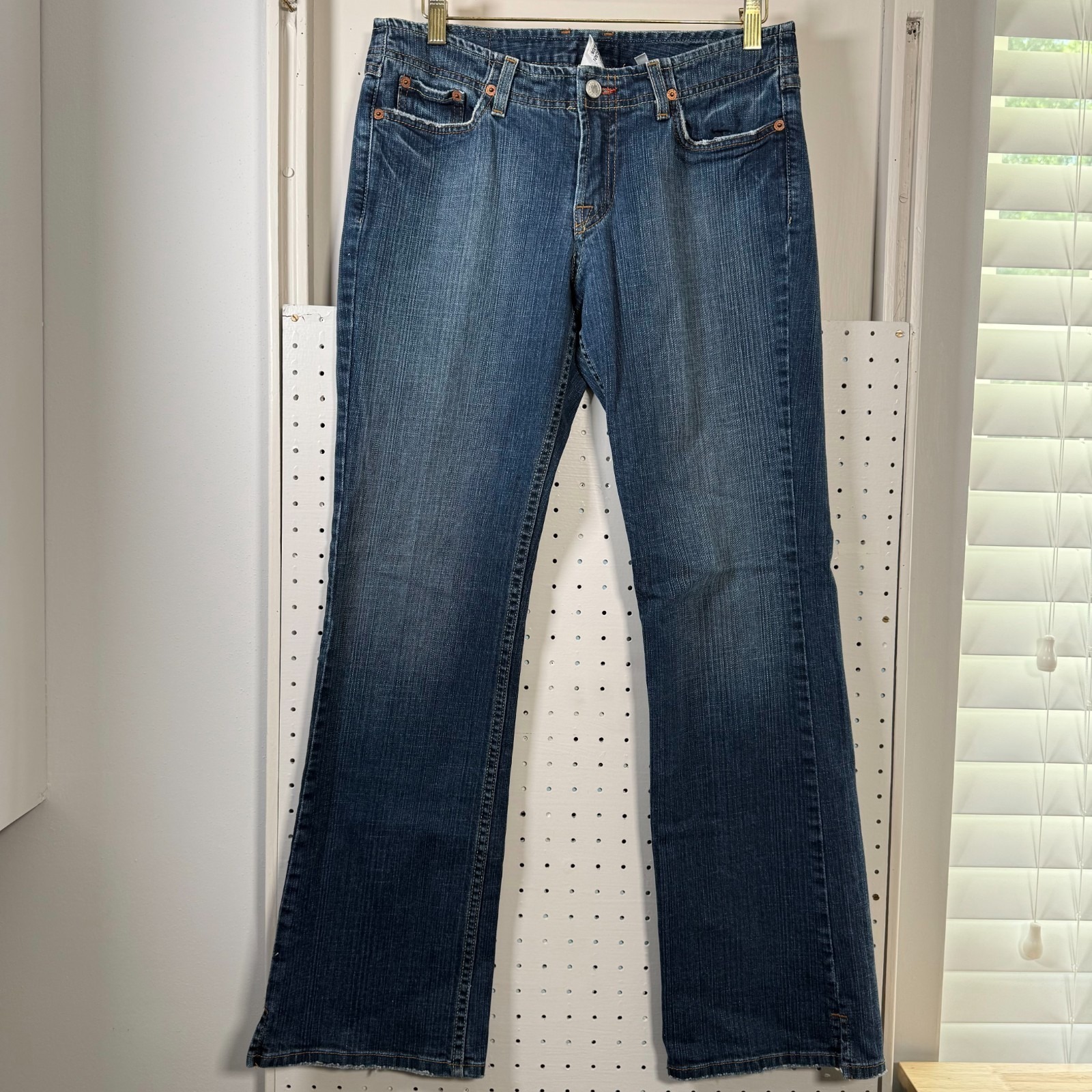 Lucky Brand Wonder Bootcut Jeans Women's Blue Denim Stretch Pockets Usa Made - 4
